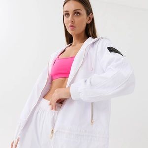 P.E. Nation Man Down The Man Down Jacket in Optic White NEW WITH TAGS